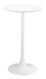 Auray White Bar Table by Zuomod at Eve Furniture
