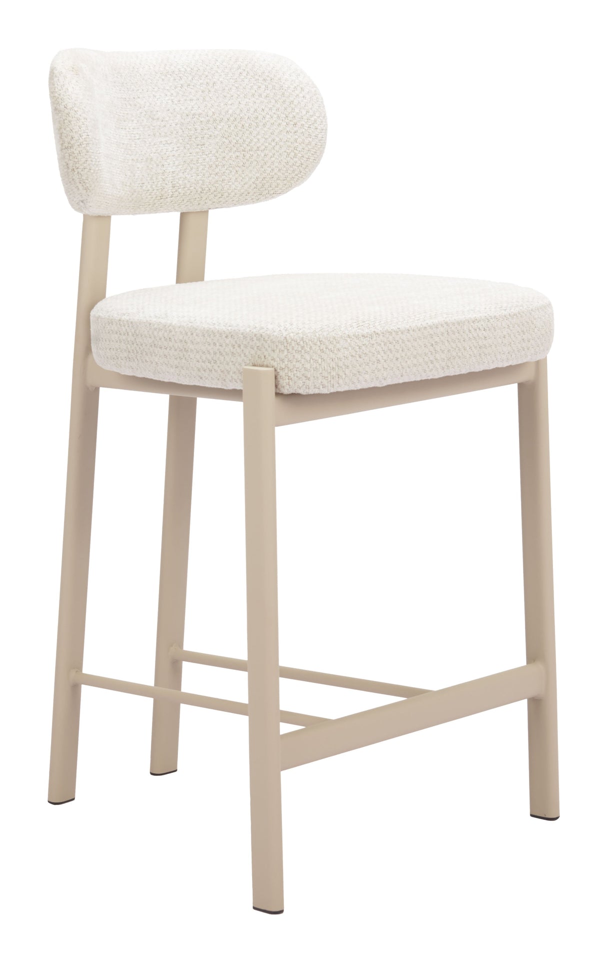 Aurea Light Gray Counter Stool (Set of 2) by Zuomod at Eve Furniture