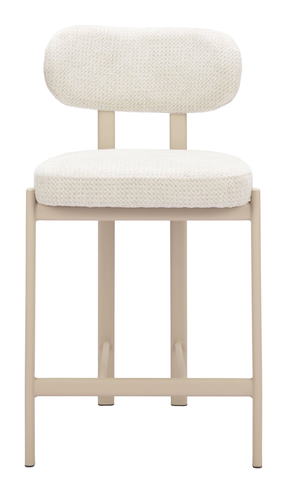 Aurea Light Gray Counter Stool (Set of 2) by Zuomod at Eve Furniture