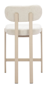 Aurea Light Gray Counter Stool (Set of 2) by Zuomod at Eve Furniture