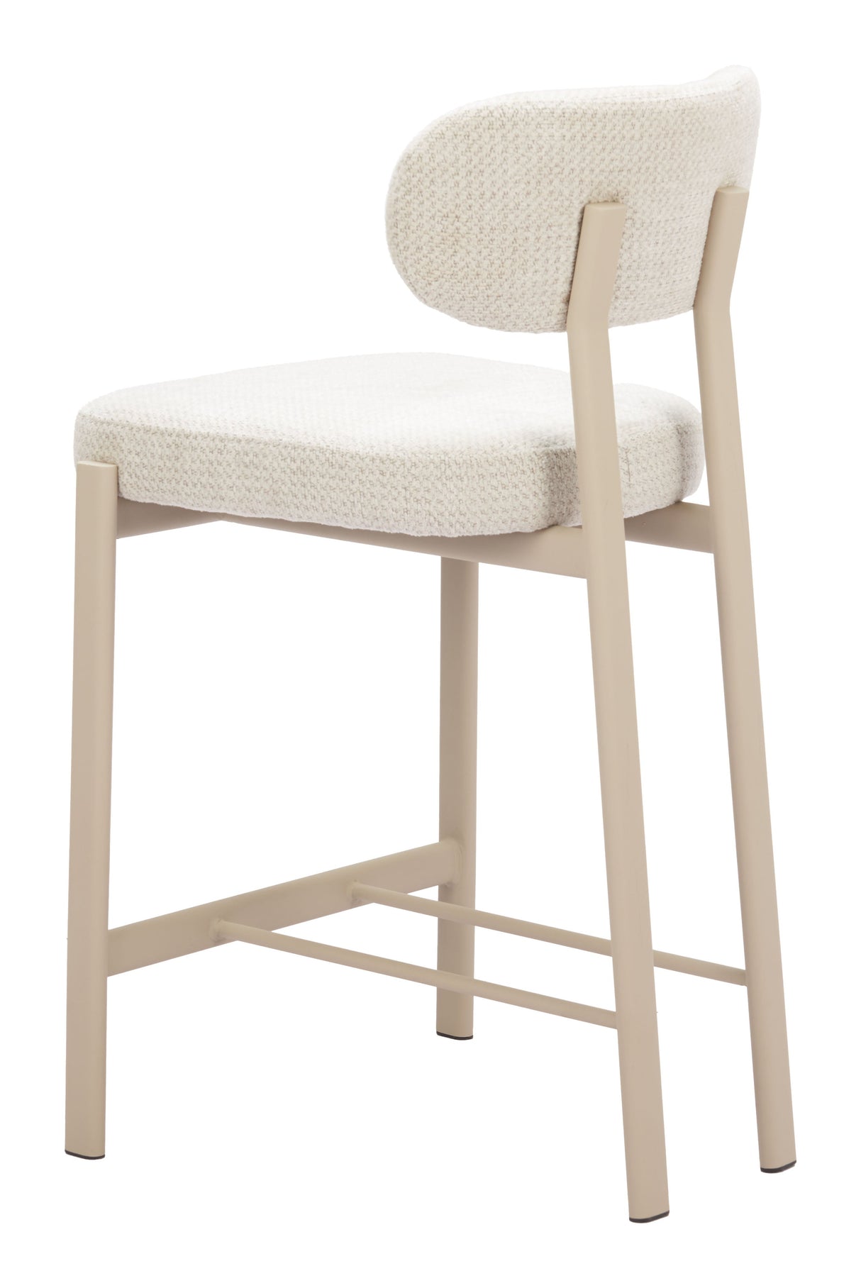 Aurea Light Gray Counter Stool (Set of 2) by Zuomod at Eve Furniture