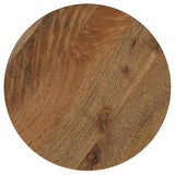 Aureo Wild Honey Round Solid Wood Accent Side Table by Coaster at Eve Furniture