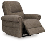 Aureta Earth Power Lift Recliner by Ashley at Eve Furniture