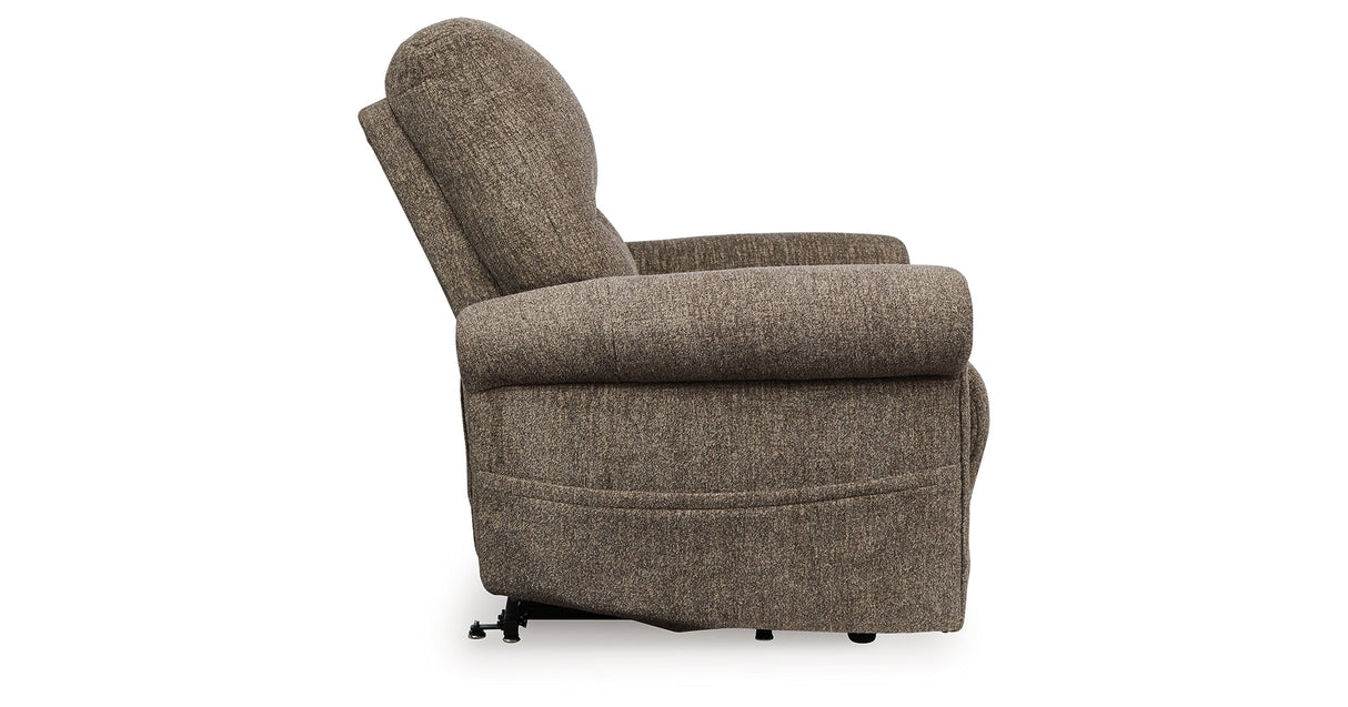 Aureta Earth Power Lift Recliner by ASHLEY FURNITURE at Eve Furniture