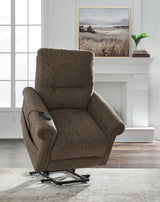 Aureta Earth Power Lift Recliner by ASHLEY FURNITURE at Eve Furniture