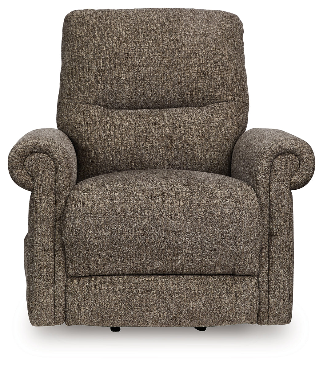 Aureta Earth Power Lift Recliner by ASHLEY FURNITURE at Eve Furniture