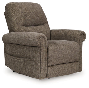 Aureta Earth Power Lift Recliner by ASHLEY FURNITURE at Eve Furniture