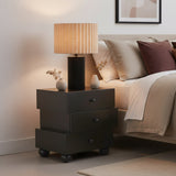 Aurora Beige & Black Table Lamp by Zuomod at Eve Furniture