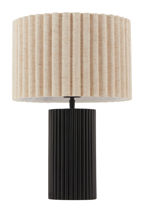 Aurora Beige & Black Table Lamp by Zuomod at Eve Furniture