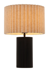 Aurora Beige & Black Table Lamp by Zuomod at Eve Furniture