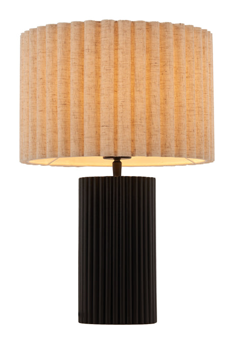 Aurora Beige & Black Table Lamp by Zuomod at Eve Furniture