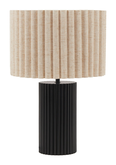 Aurora Beige & Black Table Lamp by Zuomod at Eve Furniture