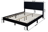 Aurora Black Full Platform Bed by Happy Homes at Eve Furniture