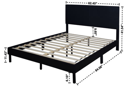 Aurora Black Twin Platform Bed by Happy Homes at Eve Furniture