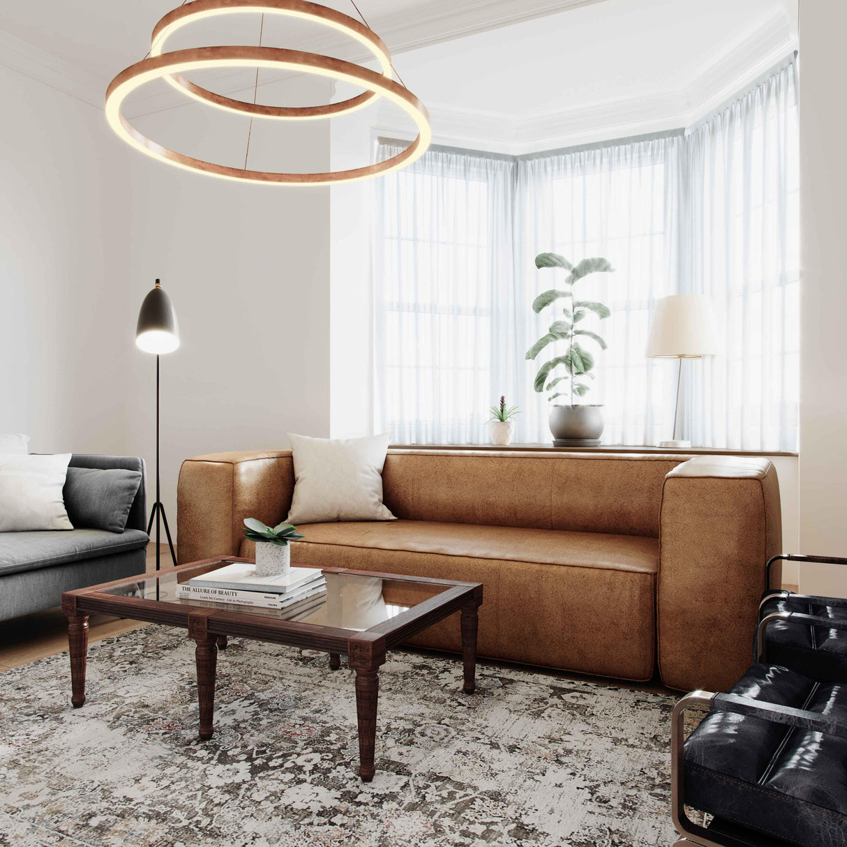 Aurora Brown Sofa by TOV Furniture at Eve Furniture