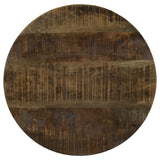 Aurora Natural/Black Round Accent Table with Drum Base by Coaster at Eve Furniture