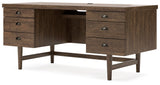 Austanny Warm Brown 67" Home Office Desk