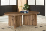 Austanny Warm Brown Coffee Table and 2 End Tables by Ashley at Eve Furniture