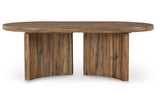 Austanny Warm Brown Coffee Table and 2 End Tables by Ashley at Eve Furniture