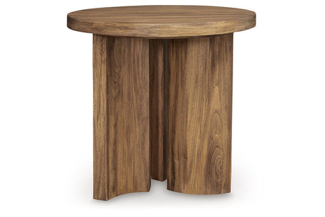 Austanny Warm Brown Coffee Table and 2 End Tables by Ashley at Eve Furniture