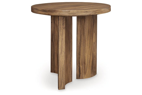 Austanny Warm Brown Coffee Table and 2 End Tables by Ashley at Eve Furniture