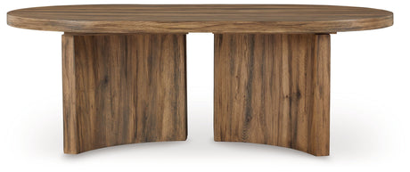 Austanny Warm Brown Coffee Table