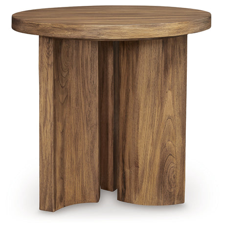 Austanny Warm Brown End Table