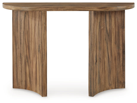 Austanny Warm Brown Sofa Table