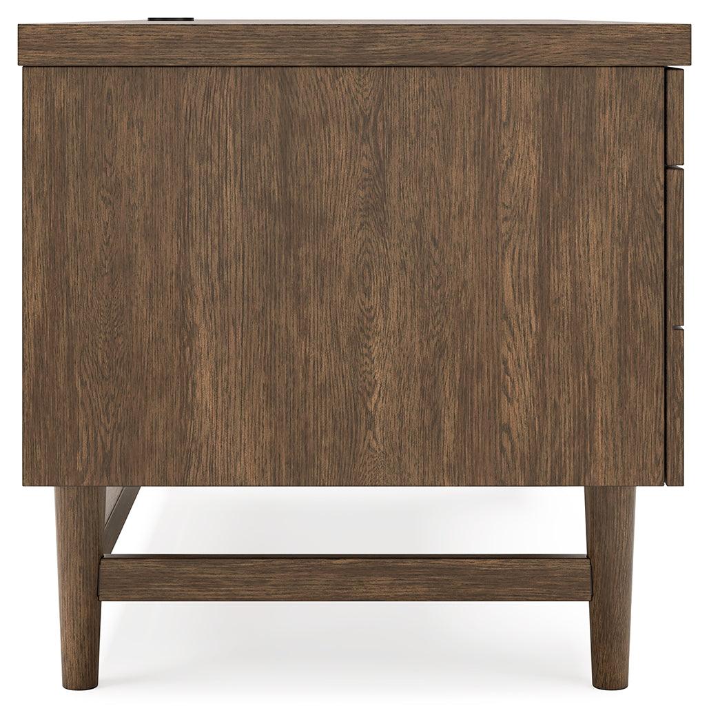 [Special Price] Austanny Warm Brown 67" Home Office Desk by Ashley at Eve Furniture