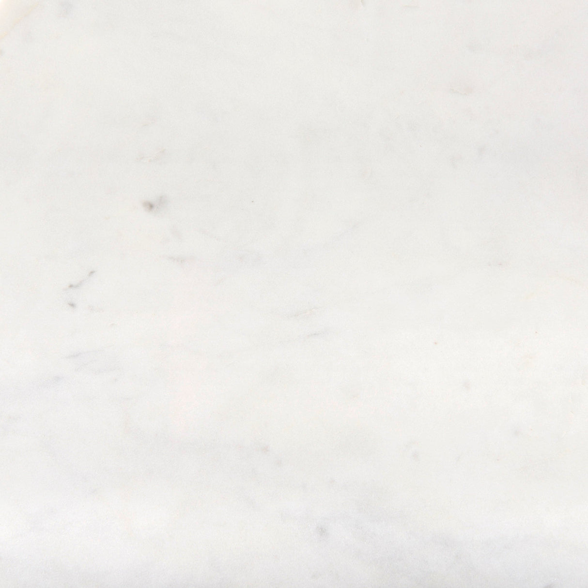 Austen 20L x 20W x 22H Round White Marble Top W/ Black Metal Frame Side Table by Mercana at Eve Furniture