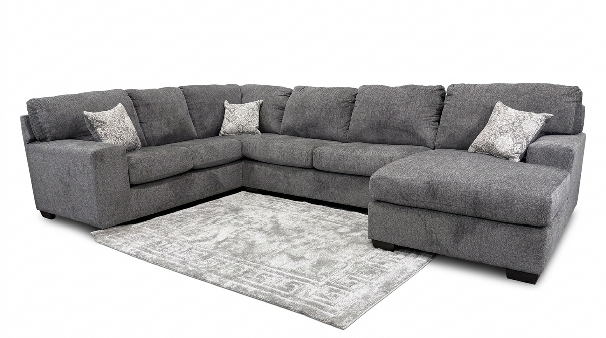 Austin Ash 3-Piece Right Arm Facing (RAF) Sectional by New Era Innovations at Eve Furniture