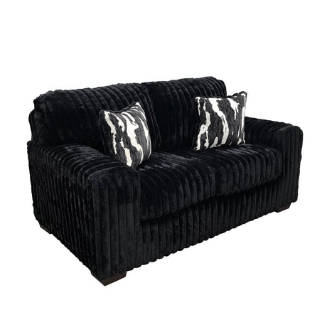 Austin Black Sofa and Loveseat by New Era Innovations at Eve Furniture