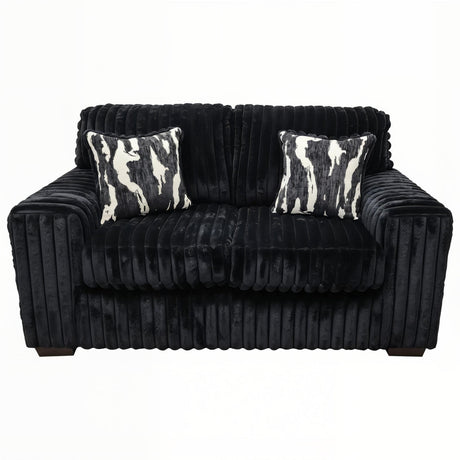 Austin Black Sofa and Loveseat by New Era Innovations at Eve Furniture
