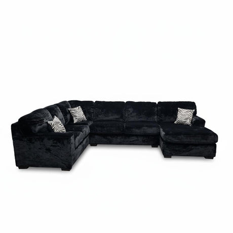 Austin Furby Black RAF Sectional by New Era Innovations at Eve Furniture