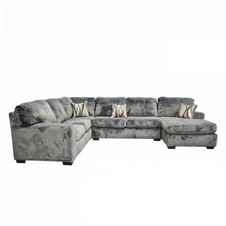 Austin Furby Charcoal RAF Sectional by New Era Innovations at Eve Furniture