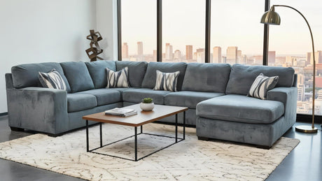 Austin Furby Charcoal RAF Sectional by New Era Innovations at Eve Furniture