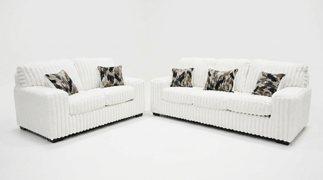 Austin Ivory Sofa and Loveseat by New Era Innovations at Eve Furniture