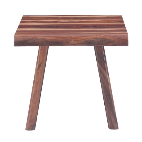 Austin Loft 24" Side Table in Natural Sheesham-Top by Home Trends & Design at Eve Furniture