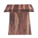 Austin Loft 24" Side Table in Natural Sheesham-Top