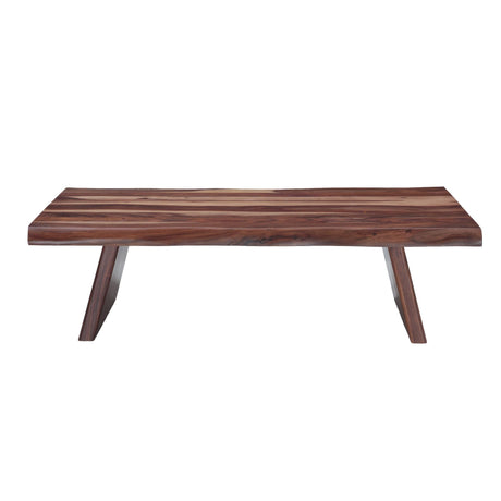 Austin Loft 58" Coffee Table in Natural Sheesham by Home Trends & Design at Eve Furniture