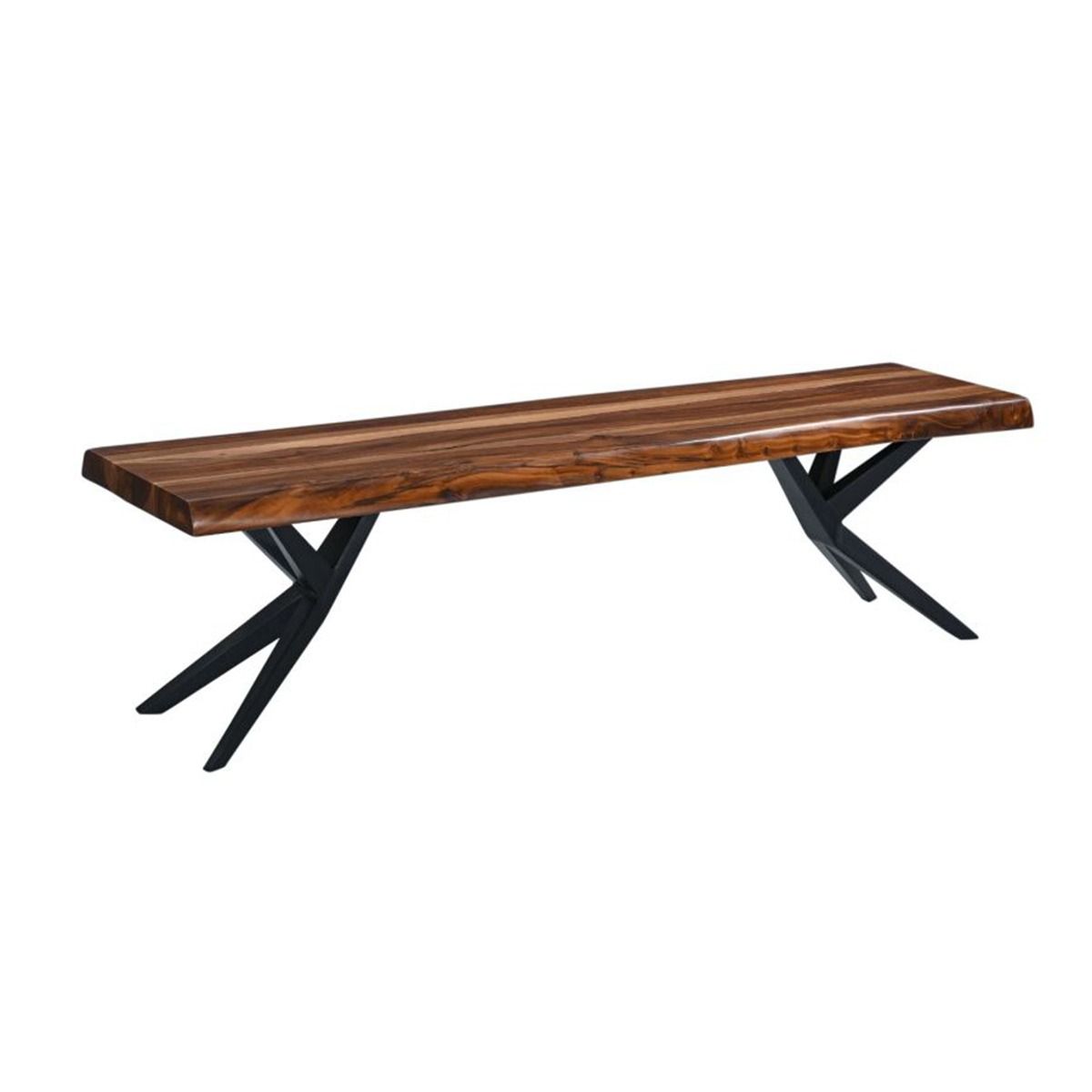 Austin Loft 68" Bench in Natural Sheesham by Home Trends & Design at Eve Furniture
