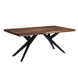 Austin Loft 72" Dining Table in Natural Sheesham by Home Trends & Design at Eve Furniture