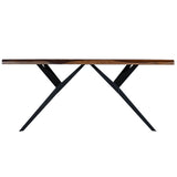 Austin Loft 72" Dining Table in Natural Sheesham by Home Trends & Design at Eve Furniture