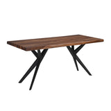 Austin Loft 80" Dining Table in Natural Sheesham by Home Trends & Design at Eve Furniture