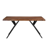 Austin Loft 80" Dining Table in Natural Sheesham by Home Trends & Design at Eve Furniture