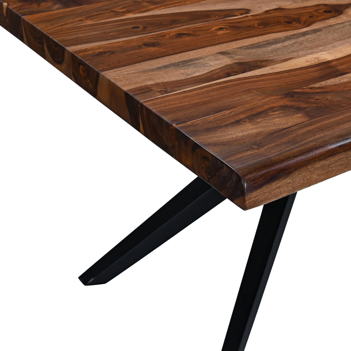 Austin Loft 80" Dining Table in Natural Sheesham by Home Trends & Design at Eve Furniture