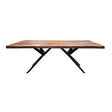 Austin Loft 80" Dining Table in Natural Sheesham by Home Trends & Design at Eve Furniture