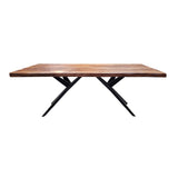 Austin Loft 80" Dining Table in Natural Sheesham by Home Trends & Design at Eve Furniture