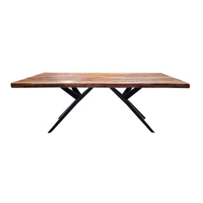 Austin Loft 80" Dining Table in Natural Sheesham by Home Trends & Design at Eve Furniture
