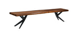 Austin Loft 90" Bench in Natural Sheesham by Home Trends & Design at Eve Furniture